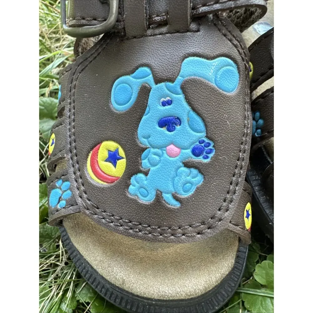 Blue’s Clues Kid's Sandals Size 6.5 Nick Jr Nickelodeon 1990s 2000s Vintage